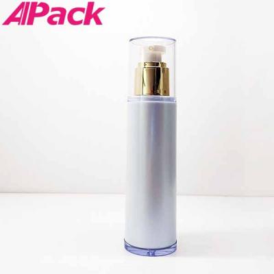 S4 100ml pearl white luxury airless pump bottle