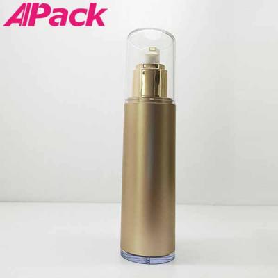 S4 electroplating gold airless pump bottle